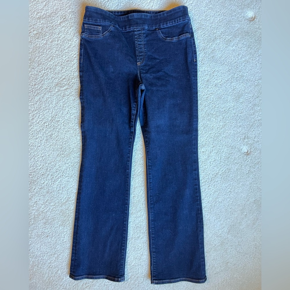 Chico's Dark Blue Straight Leg Jeans